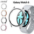 For Galaxy Watch 6 40mm 44mm Bling Glass Screen Protector Diamond Case Cover