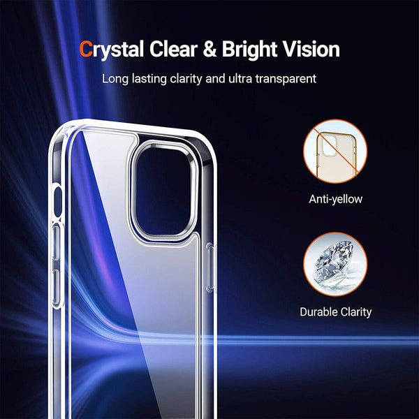 Clear GEL Case For iPhone 12 Ultra Thin Slim Soft TPU CRYSTAL Silicone Cover