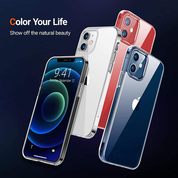 Clear GEL Case For iPhone 12 Ultra Thin Slim Soft TPU CRYSTAL Silicone Cover