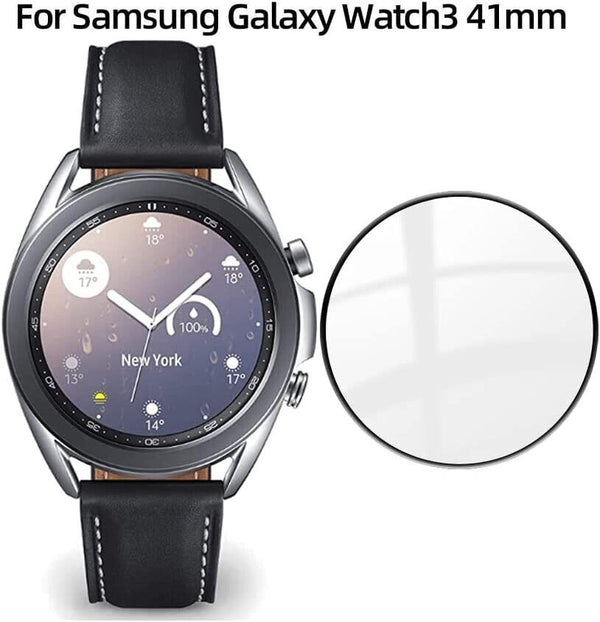 9D Tempered Glass Screen Protector For Samsung Galaxy Watch 3 41mm Cover UK