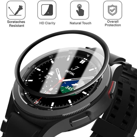 9D Tempered Glass Screen Protector For Samsung Galaxy Watch 3 41mm Cover UK