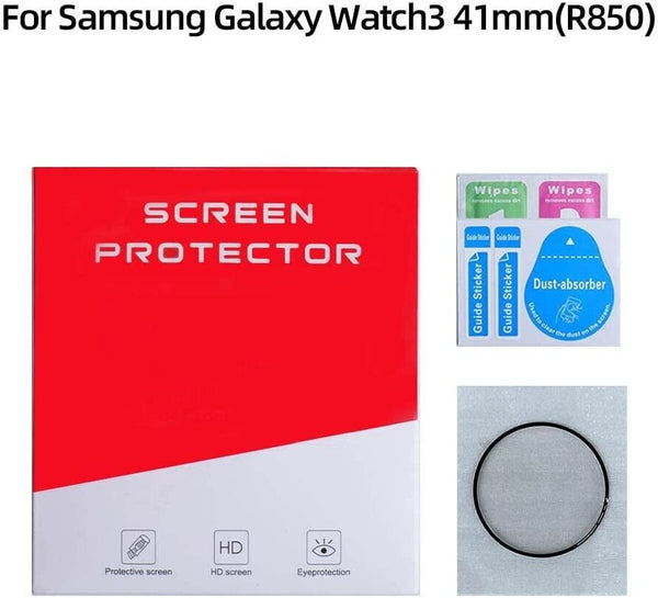 9D Tempered Glass Screen Protector For Samsung Galaxy Watch 3 41mm Cover UK