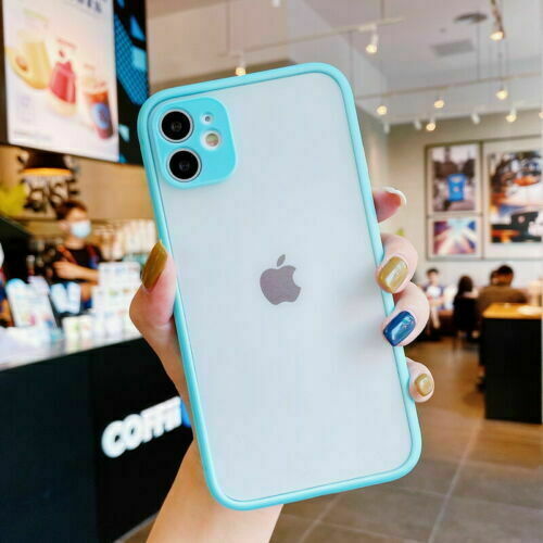 Shockproof Armor Matte Case For iPhone 14, 14 Pro Max Bumper Clear Hard PC Cover