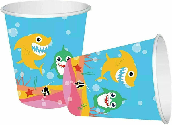 Theme Birthday Party Baby Shark Kids 16 Guest Supplies Tableware Decor Kit Set