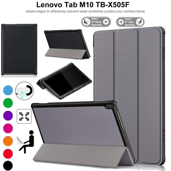 For Lenovo Tab M10 TB-X505 X605 Leather Case Magnetic Stand Book Smart Cover