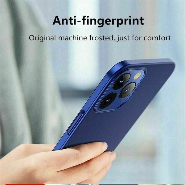 For iPhone 15 14 13 12 11 Pro Max 8 7 SE 3rd Case Soft Silicone TPU Matte Cover