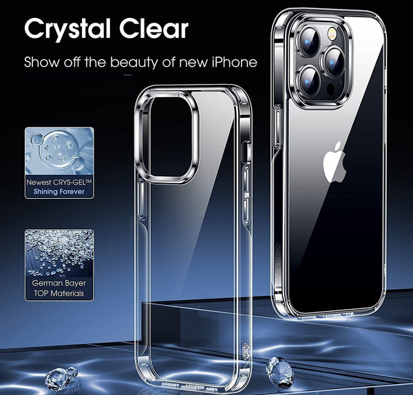 Clear Case For iPhone 15 Plus Pro Max Silicone Ultra Thin Shockproof TPU Cover