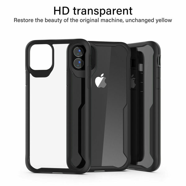 Case For Apple iPhone 11 Pro Max Shockproof Thin Rubber Bumper Slim Clear Cover