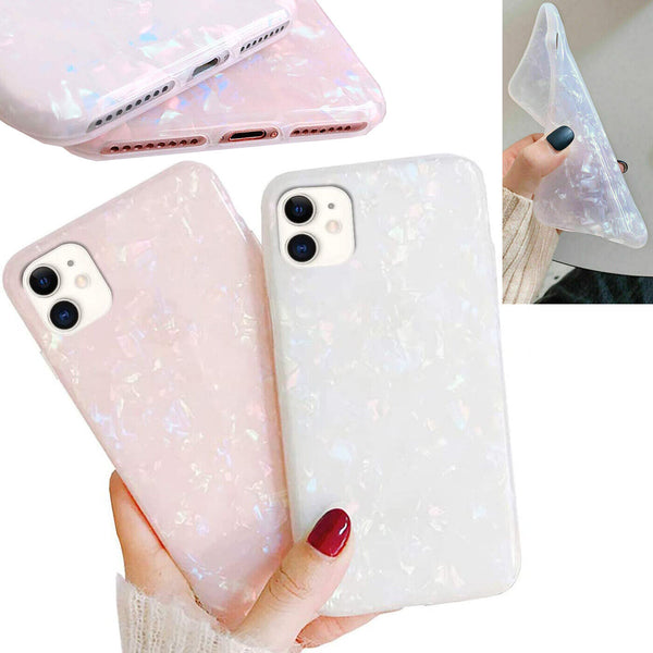 Case For iPhone 12 11 Pro Max XR XS 8 7 SE Marble Silicone Gel Shockproof Cover