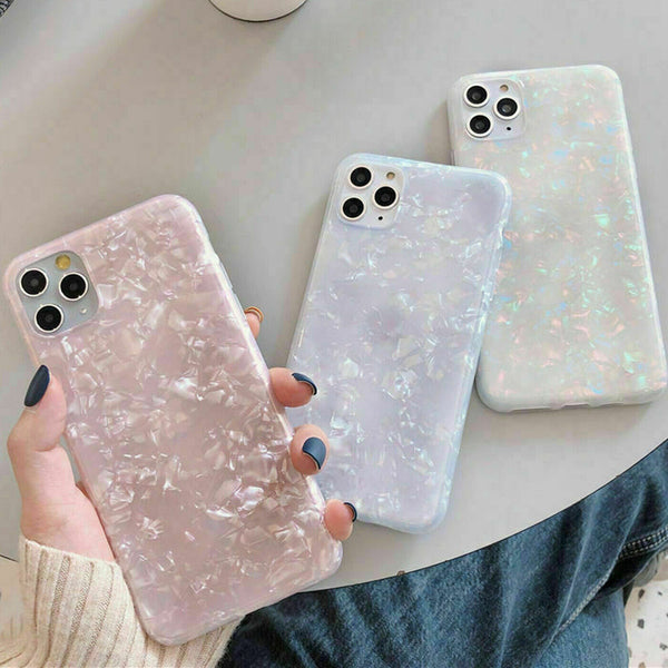 Case For iPhone 12 11 Pro Max XR XS 8 7 SE Marble Silicone Gel Shockproof Cover