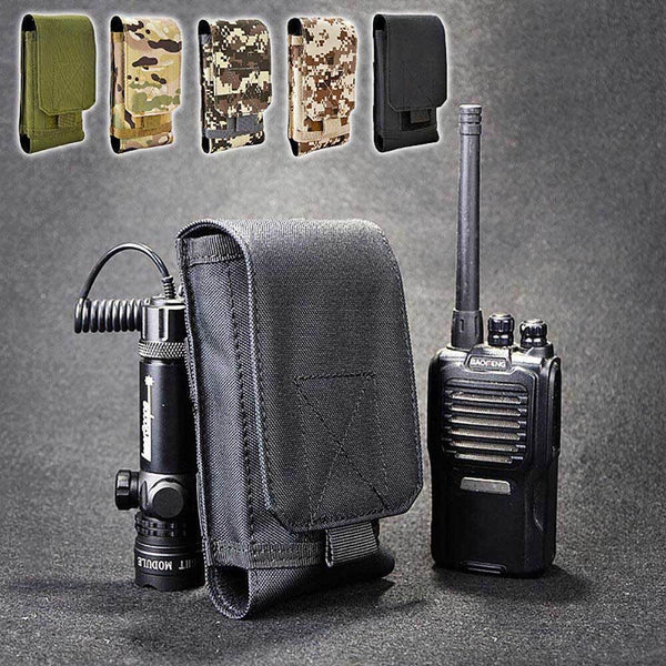 For iPhone 14 Pro, 14 Pro Max Army Tactical Pouch Bag Holder Belt Outdoor Cover