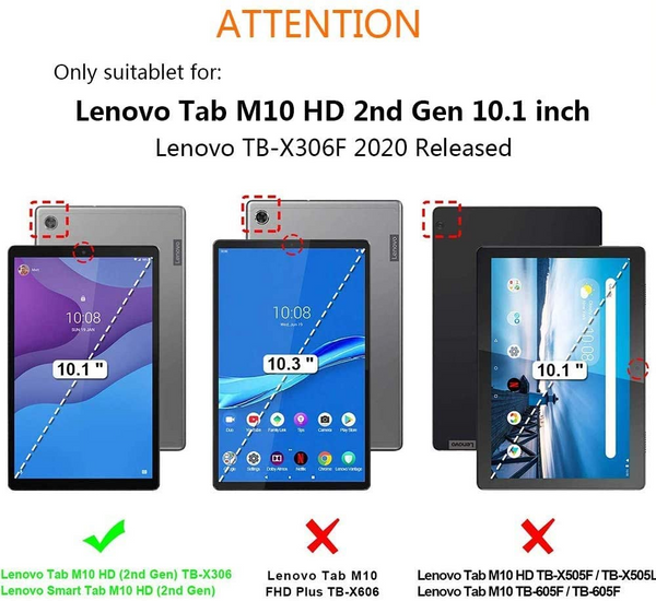 For Lenovo Tab M10 HD 2nd Gen TB-X306F/X 10.1