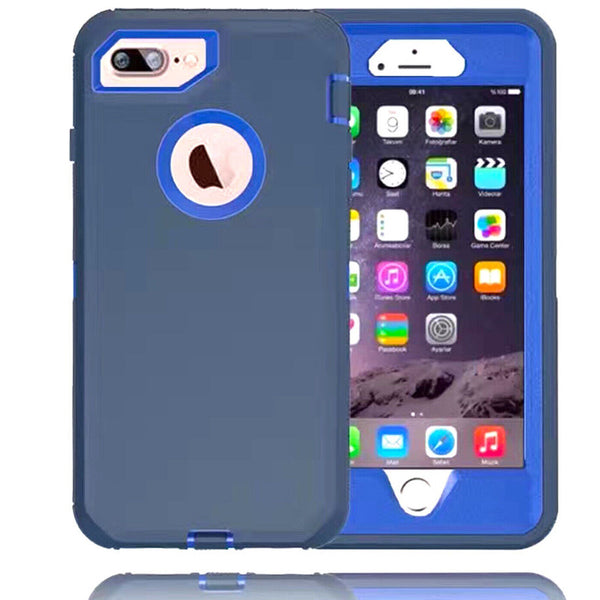 Full Body Tough Shockproof Armour Builder Defender Case Cover For iPhone 8, 7