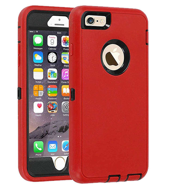 Full Body Tough Shockproof Armour Builder Defender Case Cover For iPhone 8, 7