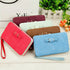 Women Leather Wallet Bifold Clutch Card Holder Purse Long Handbag For Ladies