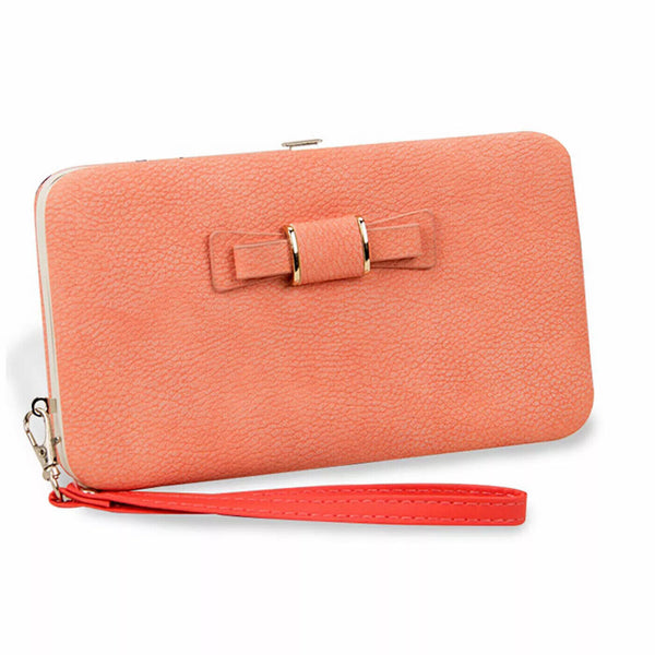 Women Leather Wallet Bifold Clutch Card Holder Purse Long Handbag For Ladies