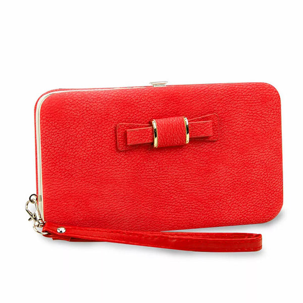 Women Leather Wallet Bifold Clutch Card Holder Purse Long Handbag For Ladies