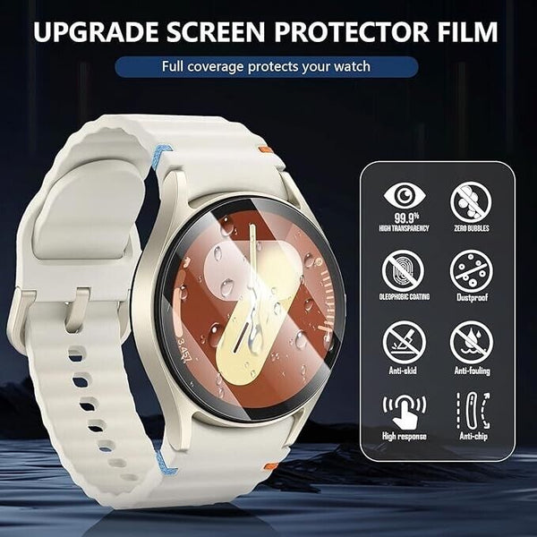 2x Tempered Glass Screen Protector For Samsung Galaxy Watch 7 40mm / 44mm