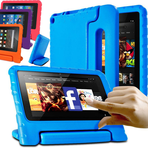 For Amazon Fire HD 8 2024 12th Gen EVA Foam Kids Case Shockproof Handle Cover-UK