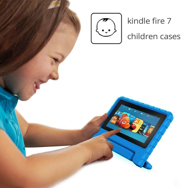 For Amazon Fire HD 8 2024 12th Gen EVA Foam Kids Case Shockproof Handle Cover-UK