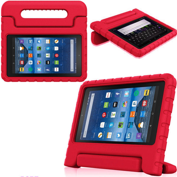 For Amazon Fire HD 8 2024 12th Gen EVA Foam Kids Case Shockproof Handle Cover-UK