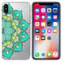 Slim TPU Gel Skin Case Cover For iPhone XS, 10 - Green/Light Green - Alpha Accessories