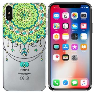 Slim TPU Gel Skin Case Cover For iPhone XS, 10 - Henna Green - Alpha Accessories