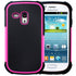 Shock Proof Dual Layer Defender Case For Galaxy S3 Mini i8190 - Pink - Alpha Accessories