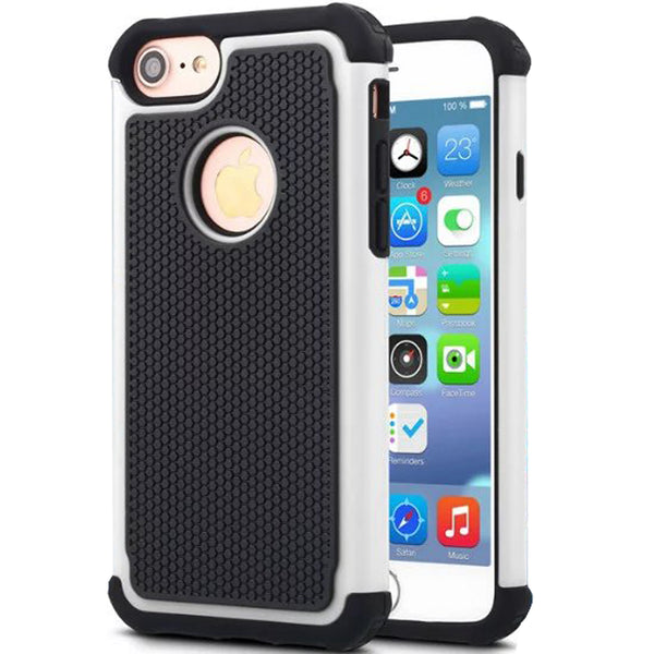 Shock Proof Armour Builders Workman Case iPhone 7, 8 (4.7") - White - Alpha Accessories