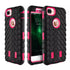 Tyre Pattern Heavy Duty Case iPhone 6/6s Plus 7/8 Plus (5.5") - Dark Pink - Alpha Accessories