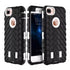 Tyre Grain Heavy Duty Hybrid Case Cover for iPhone 6 / 7 / 8 - White - Alpha Accessories