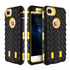 Tyre Grain Heavy Duty Hybrid Case Cover for iPhone 6 / 7 / 8 - Yellow - Alpha Accessories