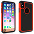 Shock Proof Armour Builders Workman Case Cover iPhone X - Red - Alpha Accessories