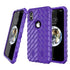 Tyre Grain Heavy Duty Hybrid Case Cover for iPhone X  - Full Purple - Alpha Accessories