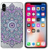 Slim TPU Gel Skin Case Cover For iPhone X, 10 - Henna Purple/Green - Alpha Accessories